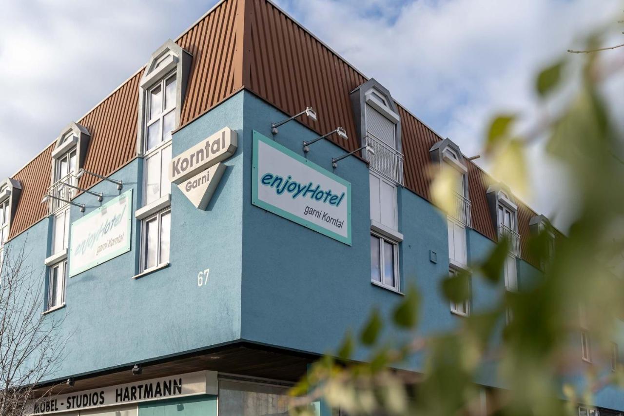Enjoyhotel Garni Korntal Stuttgart B&B Parkplatz Sprinter Exteriér fotografie